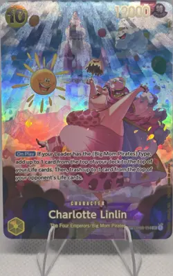 Bandai Charlotte Linlin OP03-114 Wings of the Captain Super Rare SP Foil NM - Image 1