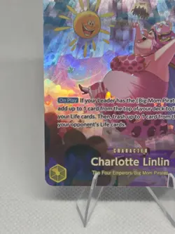 Bandai Charlotte Linlin OP03-114 Wings of the Captain Super Rare SP Foil NM - Image 4