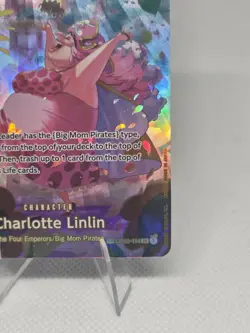 Bandai Charlotte Linlin OP03-114 Wings of the Captain Super Rare SP Foil NM - Image 5