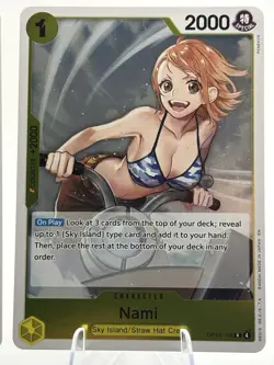 Bandai One Piece Nami OP15-108 Special Foil & Regular x4 English play set - Image 3