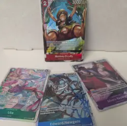 Monkey D. Luffy - OP06-013 Alt Art - Wings of the Captain One Piece + 3 FREE SRs - Image 2