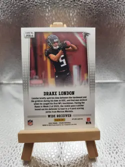 2022 Panini Prizm Flashback Rookie Drake London #PFR-4 Disco Prizm (RC) - Image 2