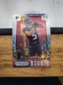 2022 Panini Prizm Flashback Rookie Drake London #PFR-4 Disco Prizm (RC) - Image 3