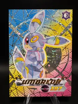 Umbreon Cracked Ice Holo Peru Pokedex Card Limited Edition Flash Box Hit Non-TCG - Image 1