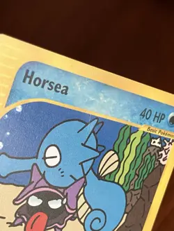 Horsea 84/147 Non Holo Aquapolis E-Reader Pokemon Card - Image 5