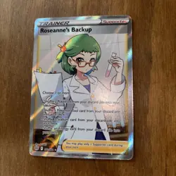 Pokemon TCG Trainer Roseanne's Backup Full Art Card Brilliant Stars 172/172 - Image 2