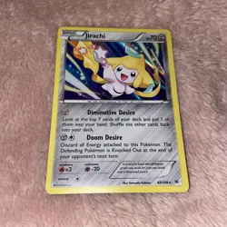Jirachi 42/108 - Holo Rare Pokemon Card - XY Roaring Skies - Near Mint (NM) - Image 1
