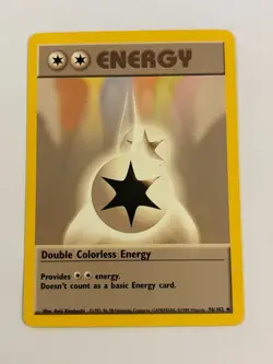 Double Colorless Energy 096/102 Base Set Regular Pokemon Card - Image 1