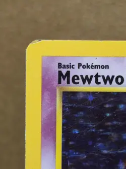 Pokemon Mewtwo TCG Base Set Holo Rare Card 10/102 NM Condition - Image 3