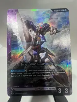 Impulse Gundam Foil - ST09-001 NM - Gundam TCG Card Game - Image 1