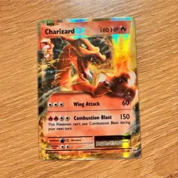 Pokemon Card Charizard EX 12/108 Evolutions Full Art Holo Rare 180 HP - Image 1