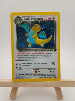 Pokemon Dark Dragonite Holo Rare TCG Card 5/82 - Image 1
