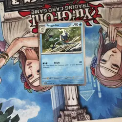Pokemon Greninja EX 132 Promo Card Holo with Frogadier and Froakie Cosmo - Image 3