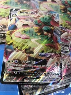 4 Snorlax VMAX Oversize Promo Jumbo Card Pokemon TCG New Sealed New Pokemon Set - Image 3