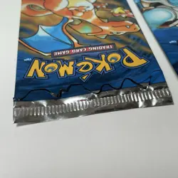 Wotc Pokemon TCG Base Set 1999 Empty Booster Pack Art Set - 3 Packs - Charizard - Image 2