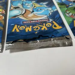 Wotc Pokemon TCG Base Set 1999 Empty Booster Pack Art Set - 3 Packs - Charizard - Image 3