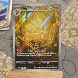 Pokemon TCG Ninetales Obsidian Flames Holo 199/197 120 HP English - Image 1