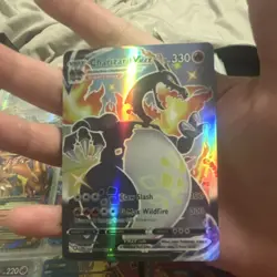 Pokemon Charizard VMAX SV107/SV122 Shining Fates Shiny Holo Rare Full Art Card - Image 1