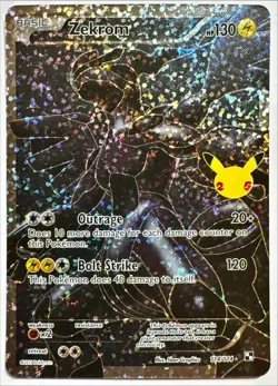 Pokemon Celebrations Classic Collection ZEKROM 114/114 Holo Full Art NM - Image 1