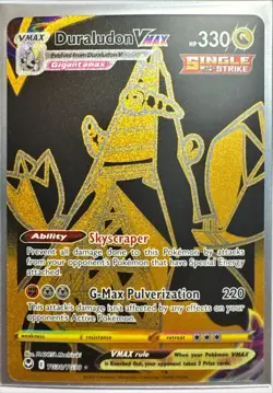 Pokemon DURALUDON VMAX Silver Tempest TG30/TG30 Secret Rare Full Art NM - Image 1