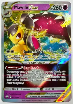 Pokemon MAWILE VSTAR Silver Tempest 71/195 Rare Holo NM - Image 1