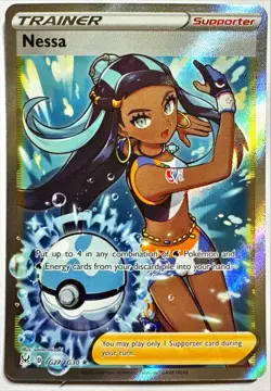 Pokemon NESSA TG27/TG30 Lost Origin Trainer Gallery Holo NM - Image 1