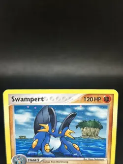 Swampert 27/100 Crystal Guardians Reverse Holo Pokemon TCG - Image 2