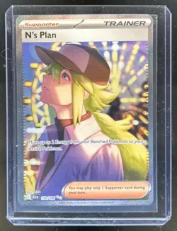 2025 Pokemon Black Bolt N's Plan Special Illustration Rare #170/086 - Image 1