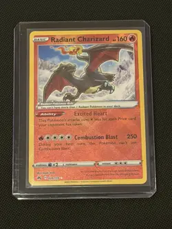 Radiant Charizard 020/159 Crown Zenith Radiant Rare Pokemon Card Kouki Saitou - Image 1