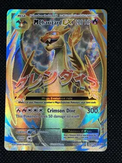 Pokemon M Charizard EX Ultra Rare Holo 13/108 Evolutions Mega 220 HP - Image 1