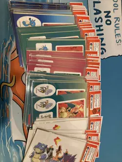 45x Vintage 1999 POKEMON ARTBOX CHARIZARD STICKERS SQUIRTLE EEVEE Gengar Pikachu - Image 3