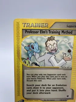 Professor Elm's Training Method 148/165 Expedition Base Set Pokemon TCG E-Reader - Image 2