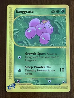 Exeggcute 76/147 Non Holo Aquapolis E-Reader Pokemon TCG - Image 1