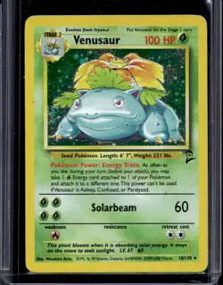 2000 Pokemon 2 Venusaur Holo #18/130 - Image 1