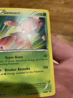 Pokemon Genesect BW99 Black White Promos Holo (PRINT LINE) - Image 2