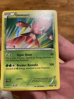 Pokemon Genesect BW99 Black White Promos Holo (PRINT LINE) - Image 3