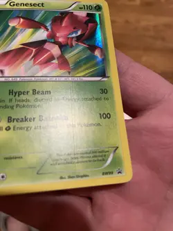 Pokemon Genesect BW99 Black White Promos Holo (PRINT LINE) - Image 4