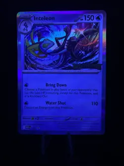 Pokemon TCG Mega Evolutions MEP002 Inteleon STAFF STAMP . NM PERFECT - Image 2