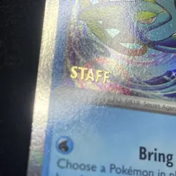 Pokemon TCG Mega Evolutions MEP002 Inteleon STAFF STAMP . NM PERFECT - Image 4