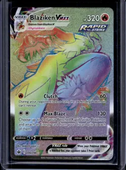 2021 Pokemon SWSH Chilling Reign Blaziken VM #200/198 - Image 1