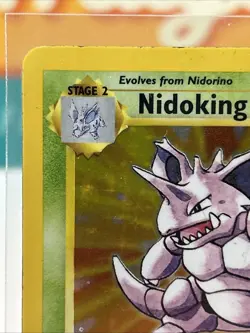 Nidoking #11 Holo Rare WoTC Pokemon TCG 1999 Base Set Unlimited DMG - Image 4