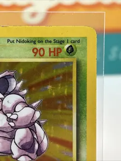 Nidoking #11 Holo Rare WoTC Pokemon TCG 1999 Base Set Unlimited DMG - Image 5