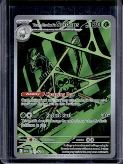 2025 Pokemon Destined Rivals Team Rocket's Spidops #187/182 - Image 1