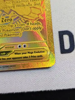 Pokemon TCG - Perfect Order Mega Zygarde EX GOLD HYPER RARE 124/088 - Image 4