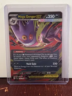 Mega Gengar EX Pokemon 056/094 Phantasmal Flames Double Rare Holo 350 HP - Image 1