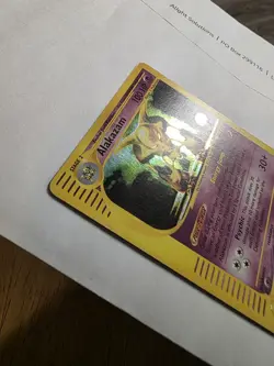 Alakazam H1/H32 Holo Skyridge 2003 Pokemon E-Reader LP Vintage - Image 2