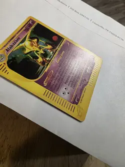 Alakazam H1/H32 Holo Skyridge 2003 Pokemon E-Reader LP Vintage - Image 3