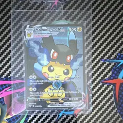 Pokemon MCharizard-X Pikachu Vcos NP7 Cosmax Full Art Holo 999 HP 120 Attack - Image 1