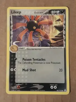 Pokemon Lileep 68/110 ex Holon Phantoms NM-MT See Pictures - Image 1