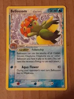 Pokemon Bellossom 19/110 ex Holon Phantoms NM-MT See Pictures - Image 1